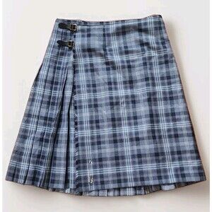 Geoffrey Tailor Highland Crafts Wool Kilt – Tartan Wrap w Buckles & Hook & Loop